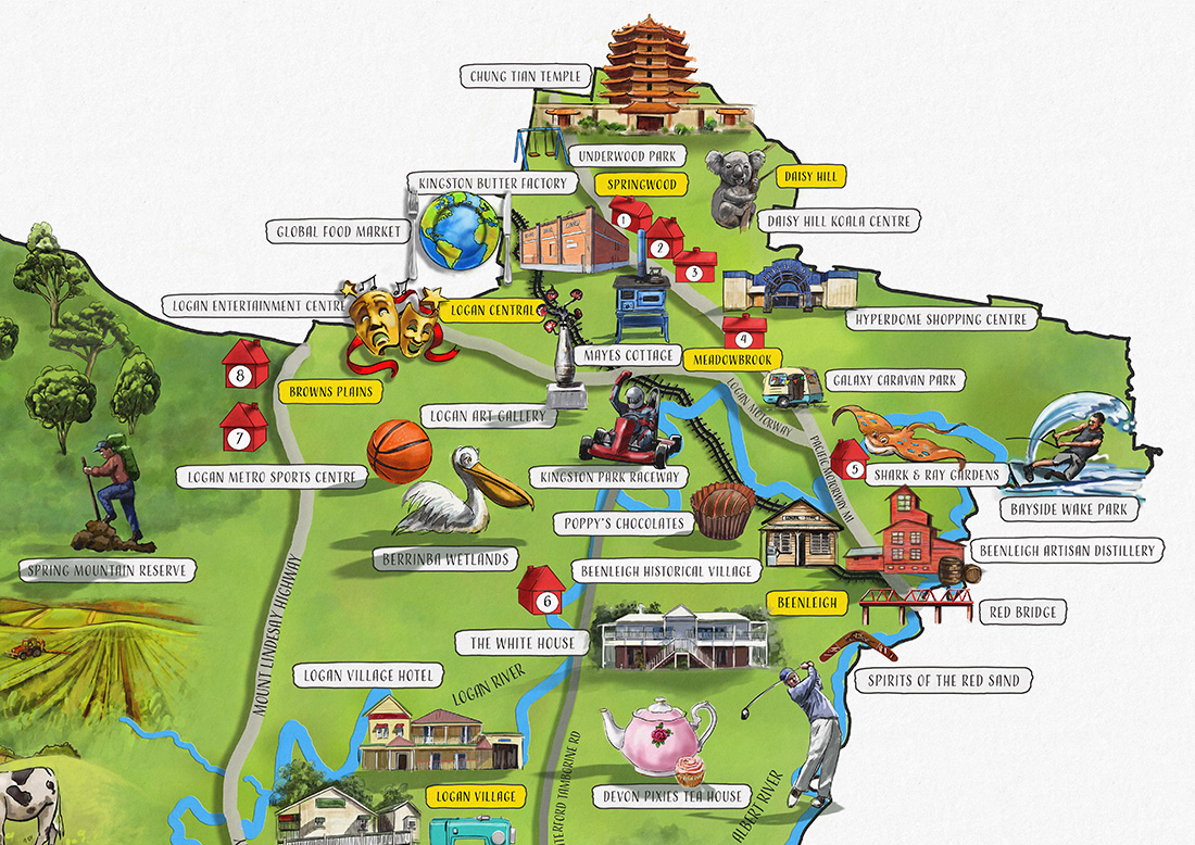 City of Logan Visitor Map