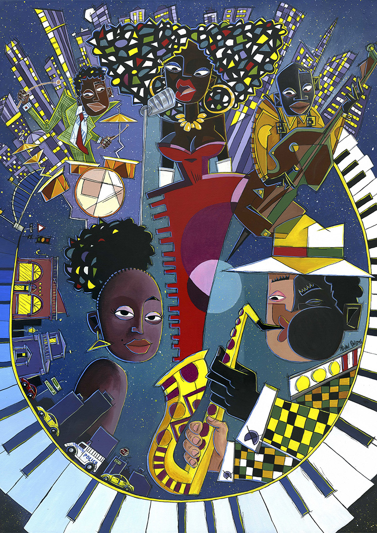 Fine art portrait of music