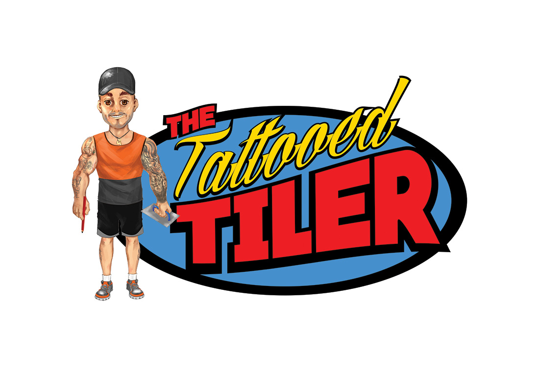 The Tattooed Tiler logo design