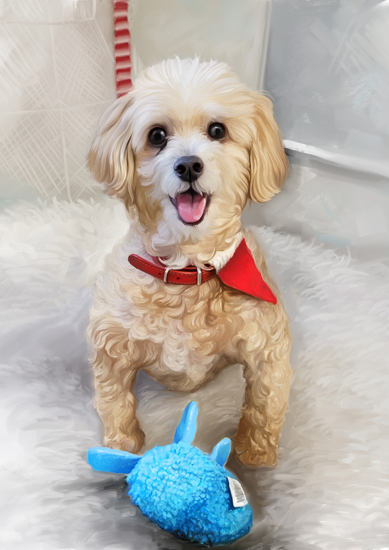 Cute dog portrait