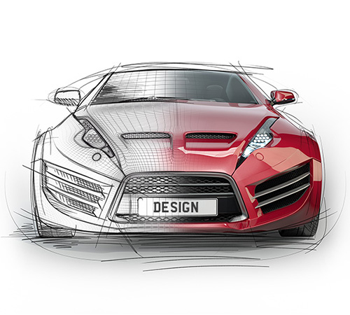 Car sketch