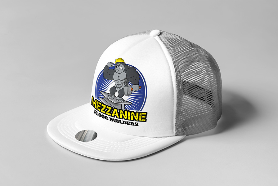 Mezzanine Logo mockup