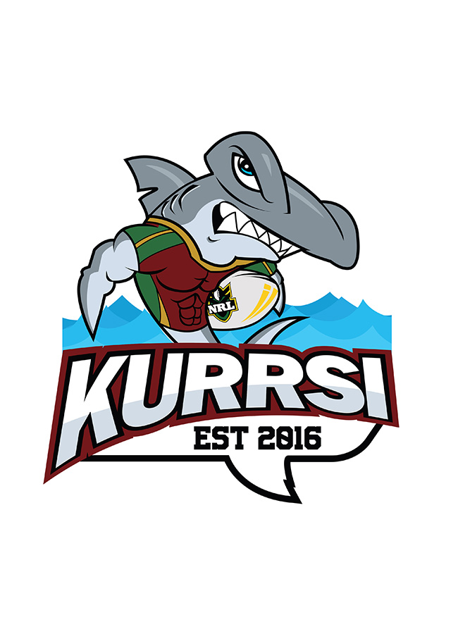 Rugby shark logo